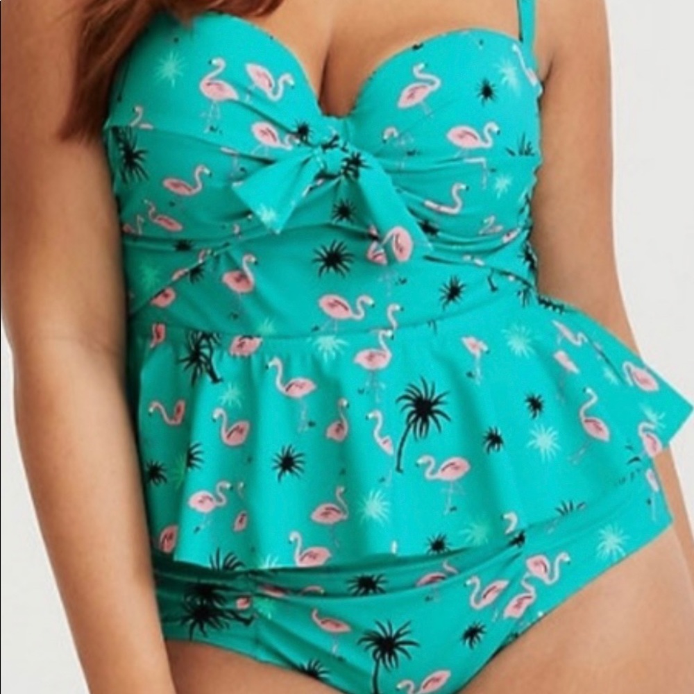 Torrid flamingo tankini